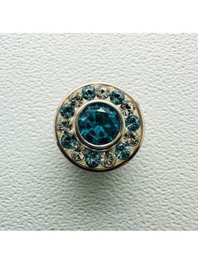 Kameleon Jewel Pop Sterling Aqua Burst CZ Swarovski Pop Crystal KJP330 NEW
